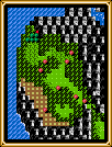 Map of Shining Force 2's Battle #4