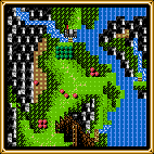 Map of Shining Force 2's Battle #38