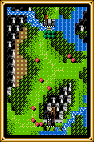 Map of Shining Force 2's Battle #6