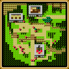 Map of Shining Force 2's Battle #13