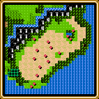 Map of Shining Force 2's Battle #14