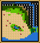 Map of Shining Force 2's Battle #17