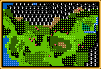 Map of Shining Force 2's Battle #19