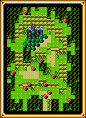 Map of Shining Force 2's Battle #20