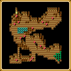 Map of Shining Force 2's Battle #25