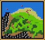Map of Shining Force 2's Battle #26