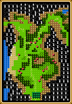 Map of Shining Force 2's Battle #27