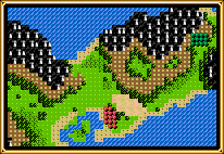 Map of Shining Force 2's Battle #35