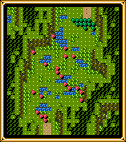 Map of Shining Force 2's Battle #36