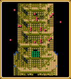 Map of Shining Force 2's Battle #41