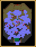 Map of Shining Force 2's Battle #42