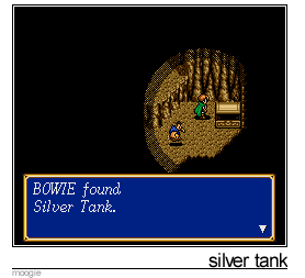 what is the silver tank in shining force 2