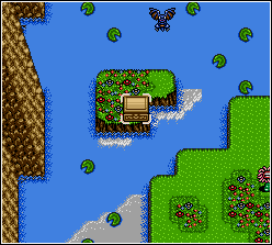 The unreachable chest at Mitula's Shrine in Shining Force II